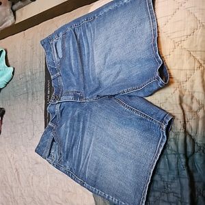 Lane Bryant Bermuda Jean shorts